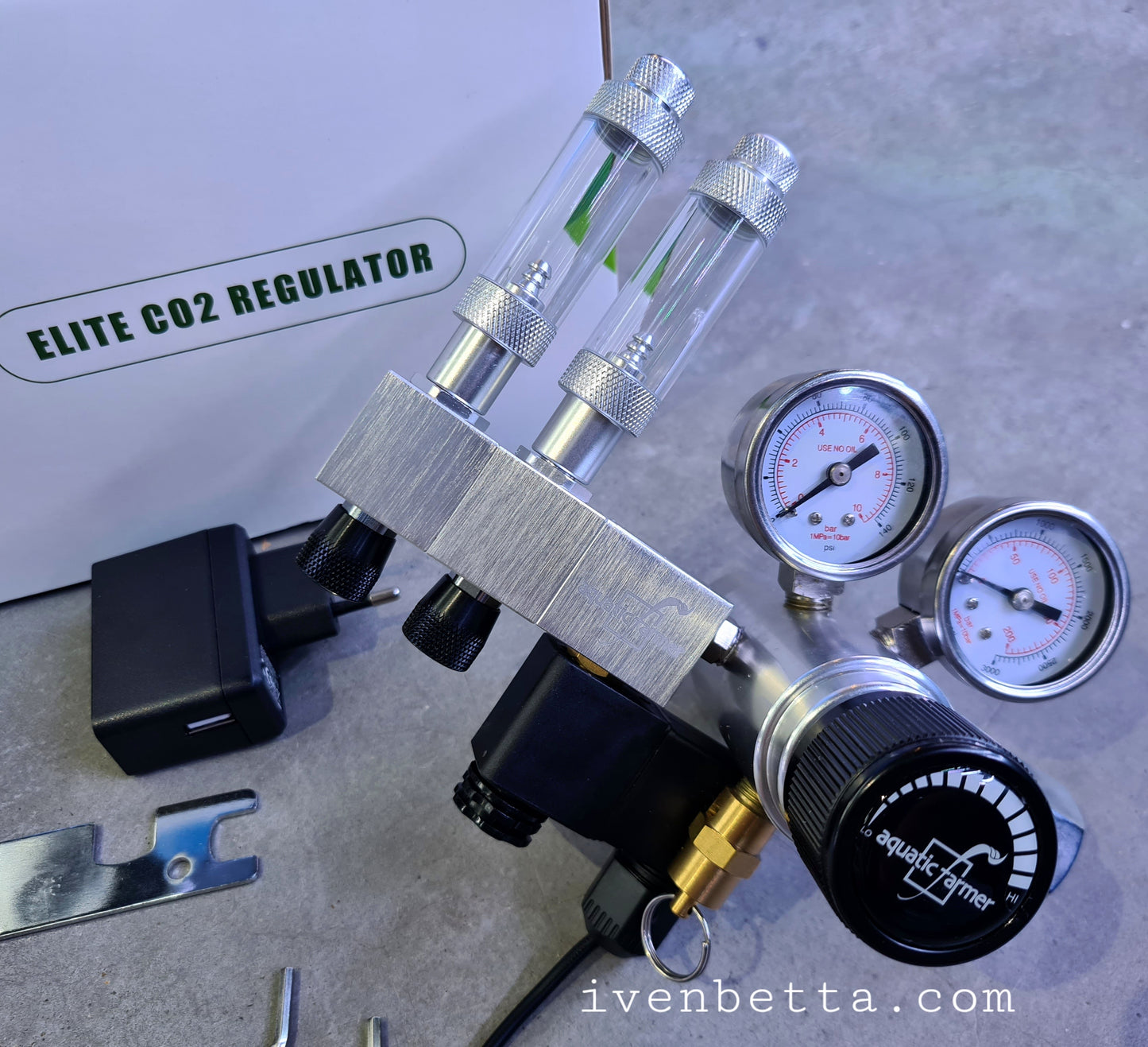 Aquatic Farmer ELITE CO2 REGULATOR - Manifold Block