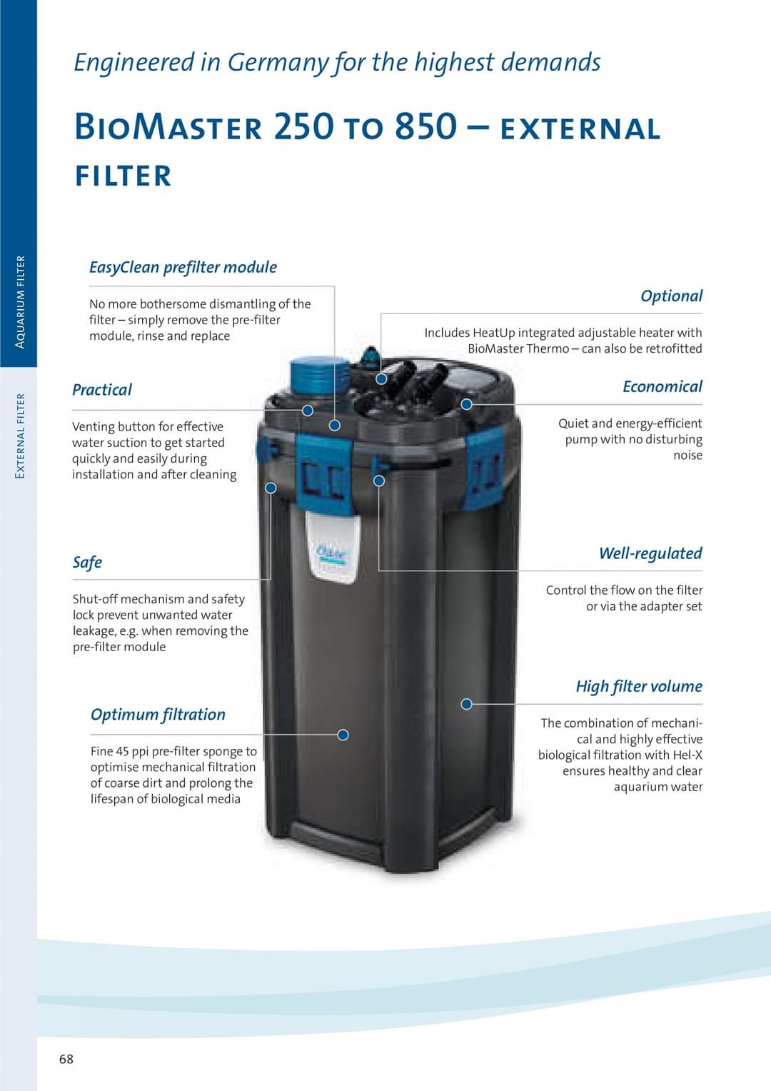 Oase Biomaster 2 (w/ Innovative PreFilter Function)- (250/350/600/850)