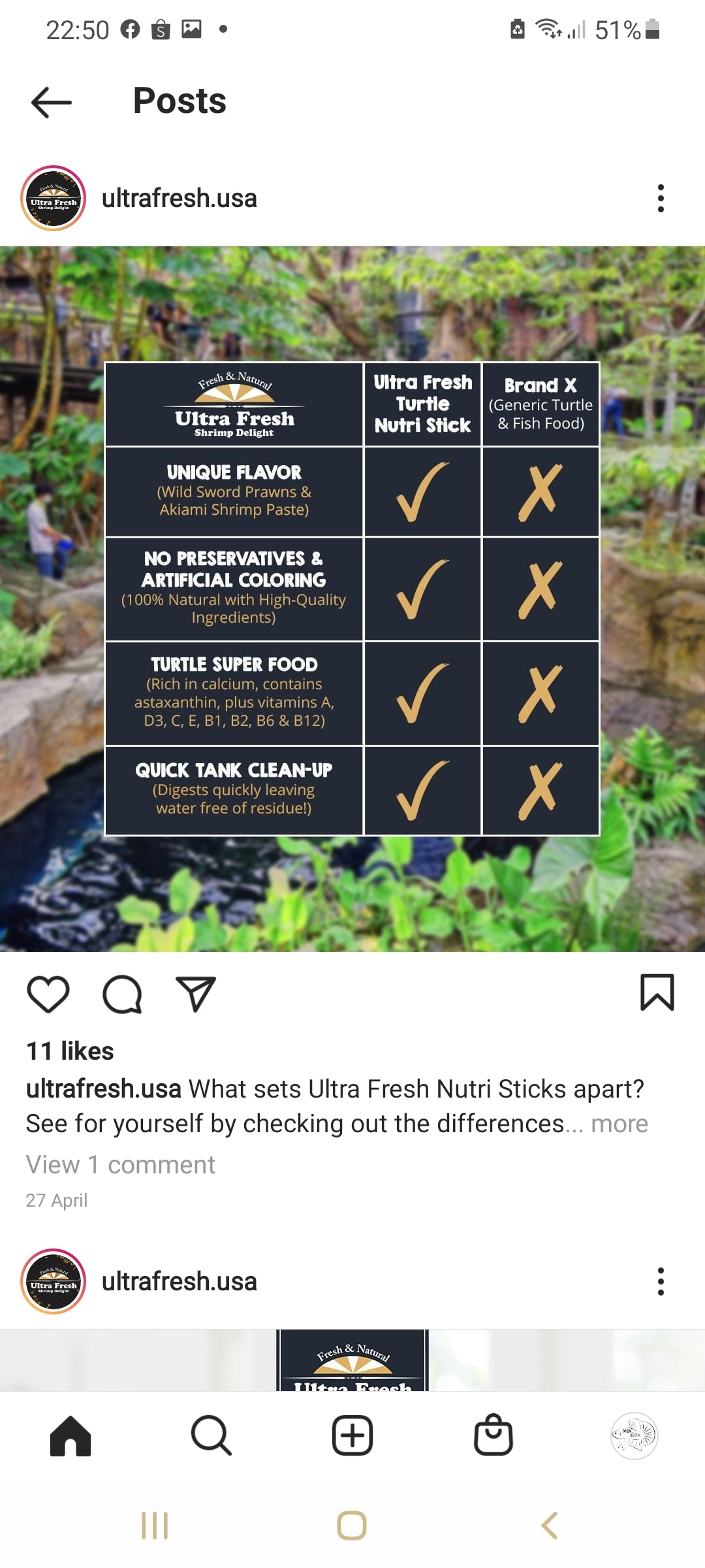 Azoo Ultra Fresh Turtle Nutri Stick